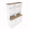 Mueble Gabinete y Librero Doble 01