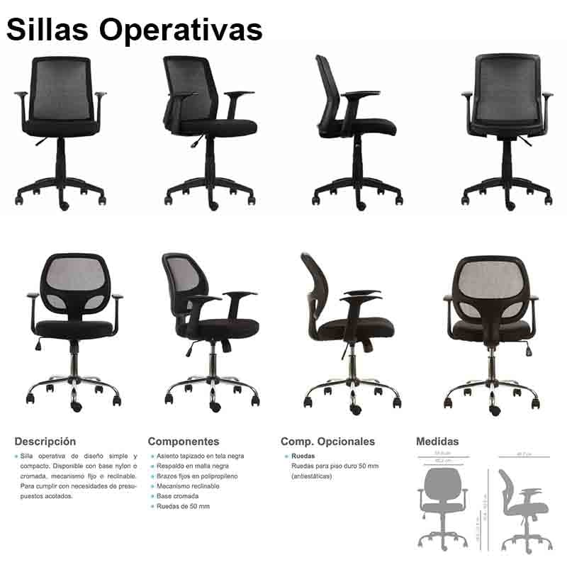 Sillas Operarivas - Sillas Ergonométricas
